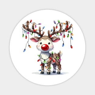 Festive Reindeer Magnet